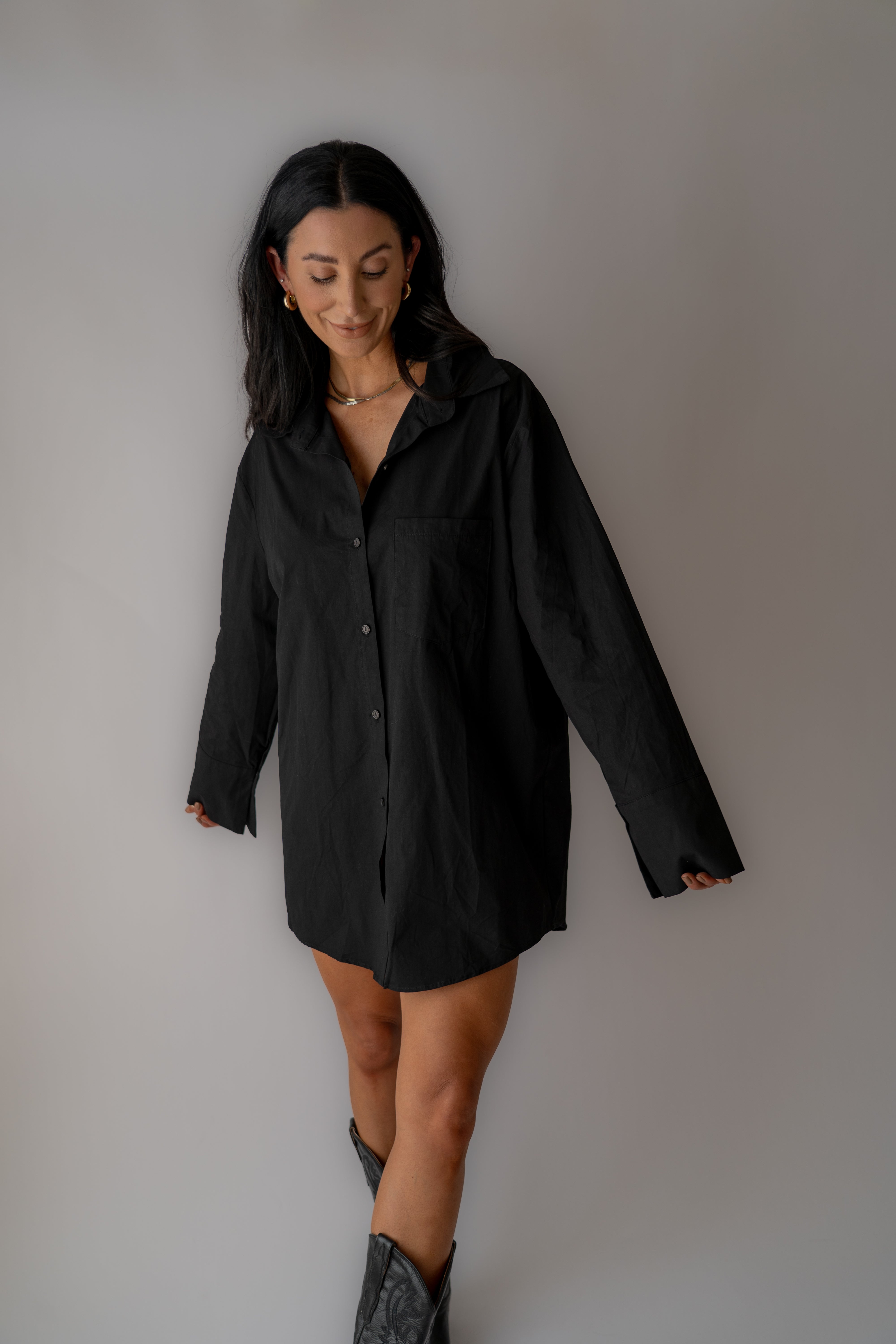 The Shirt Dress 1.0 Black