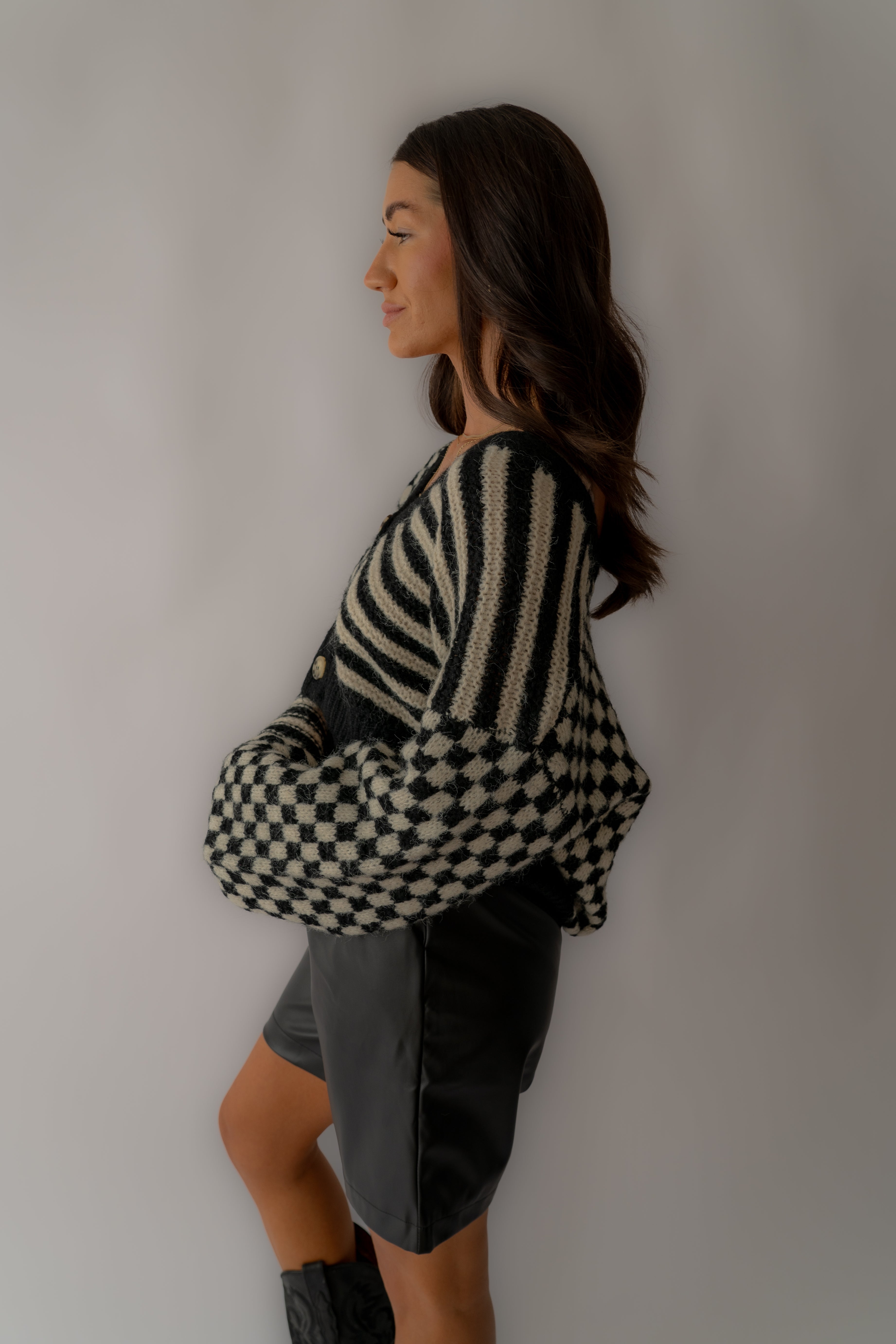 The Stripe + Checker Sweater 2.0