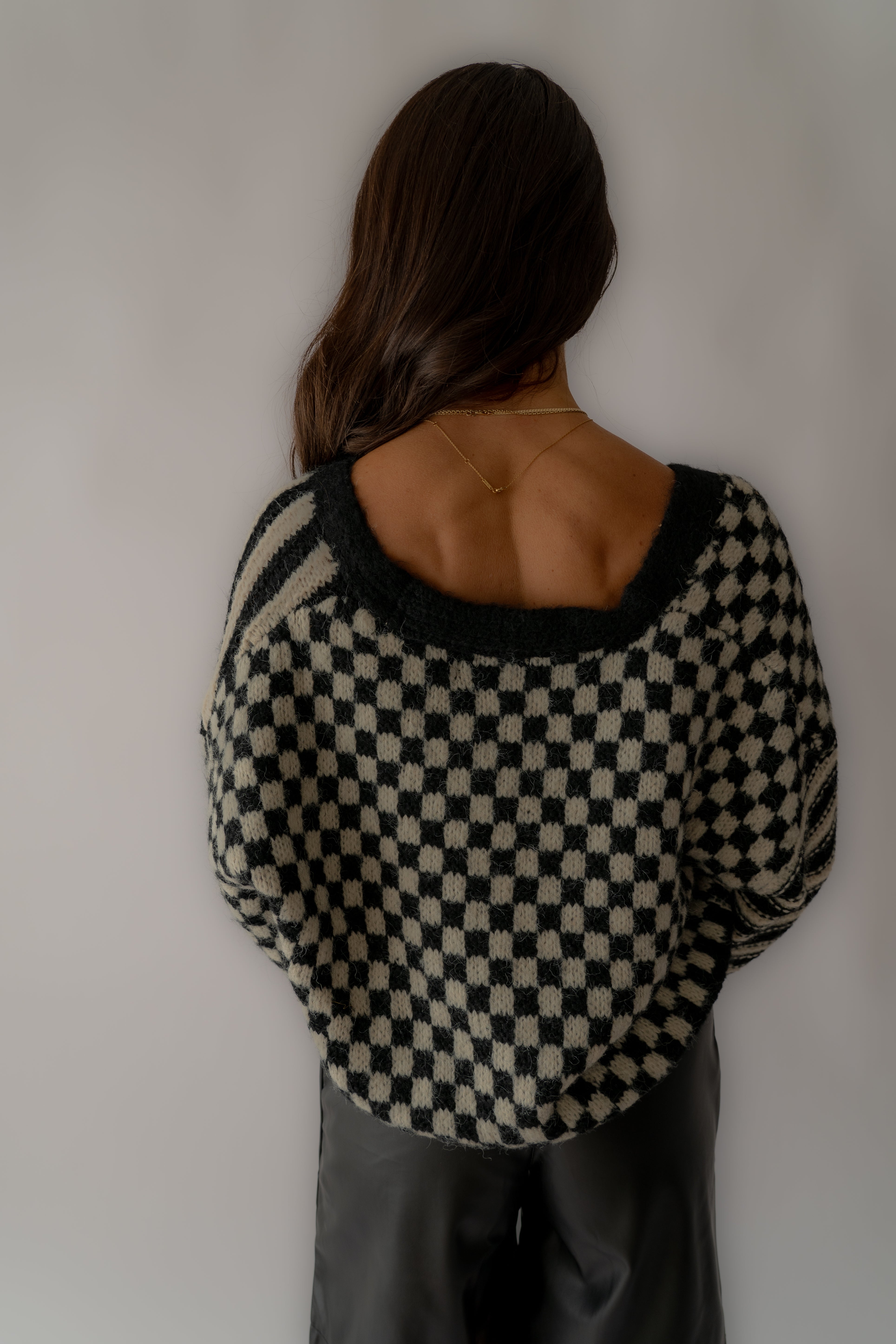 The Stripe + Checker Sweater 2.0