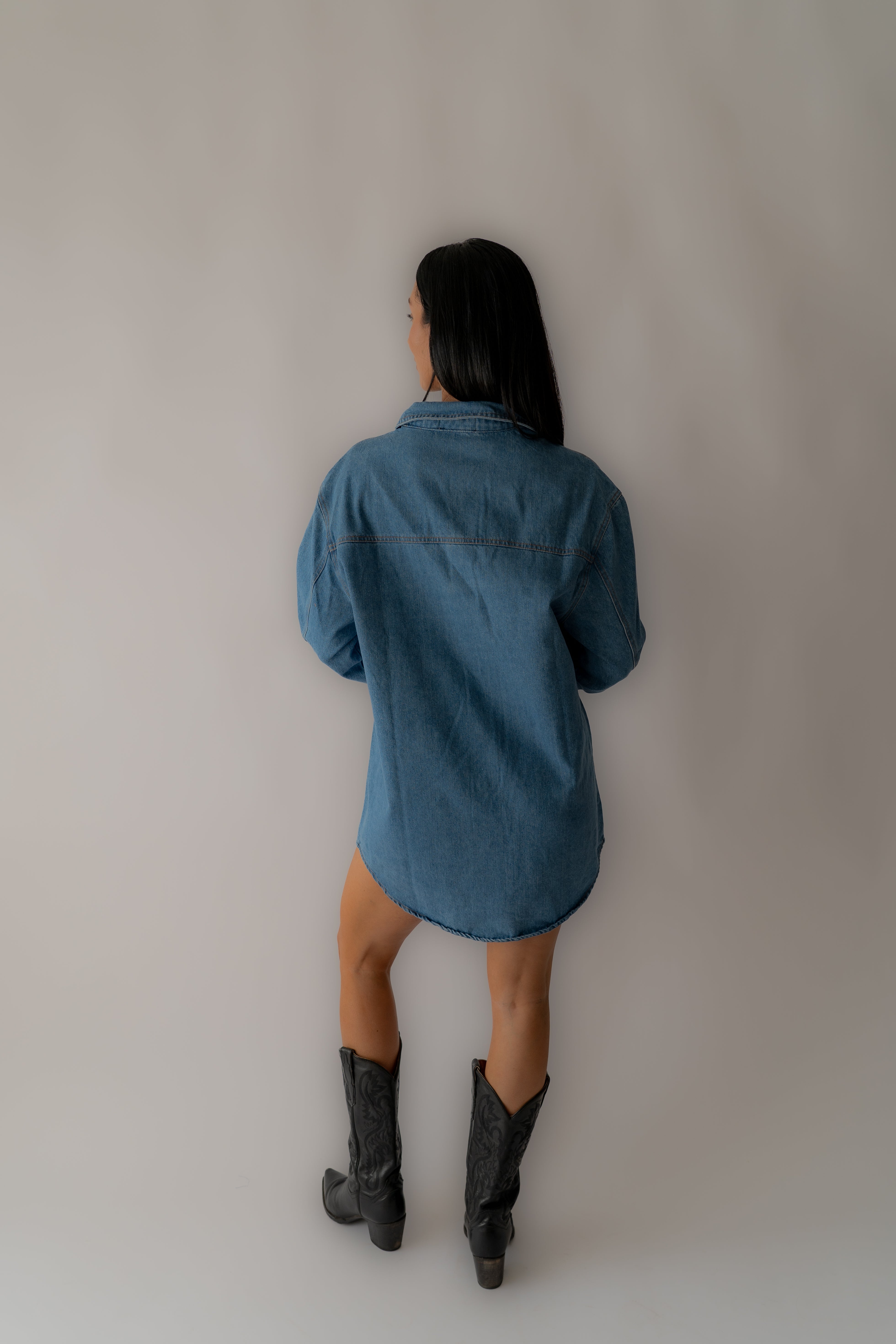 The Denim Shirt Dress 2.0