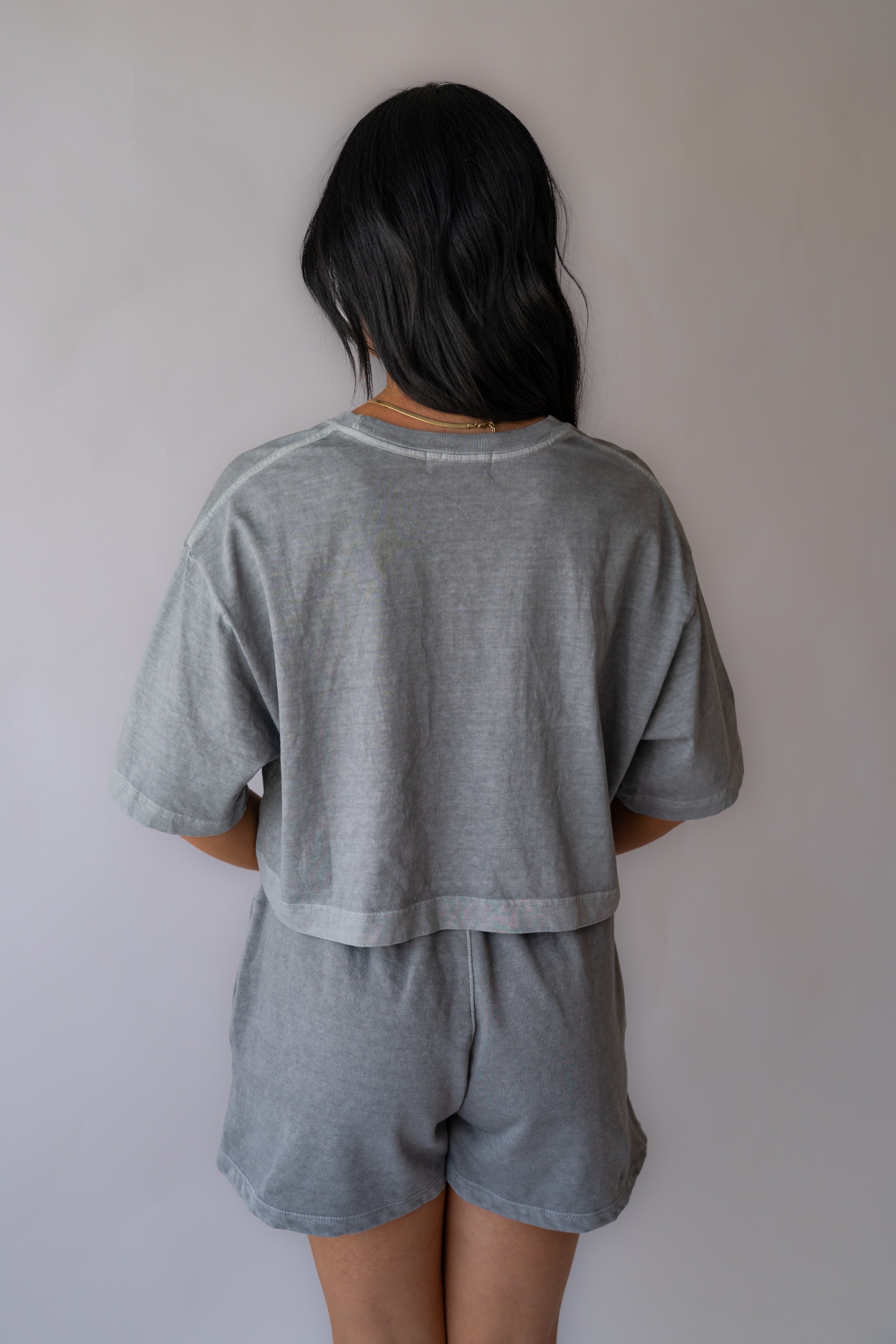 The Boxy Tee - Slate