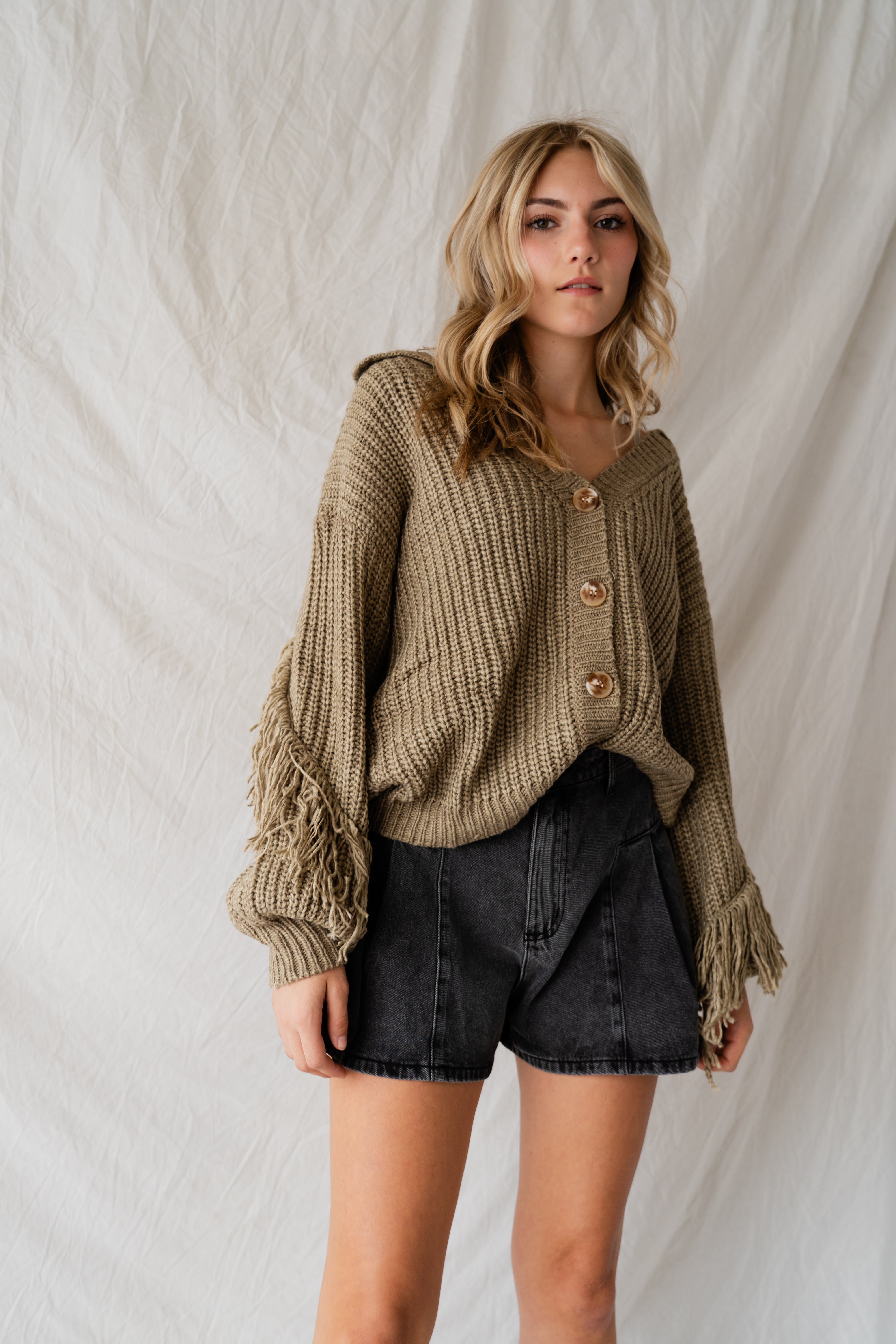 Winter In The West Fringe Sweater