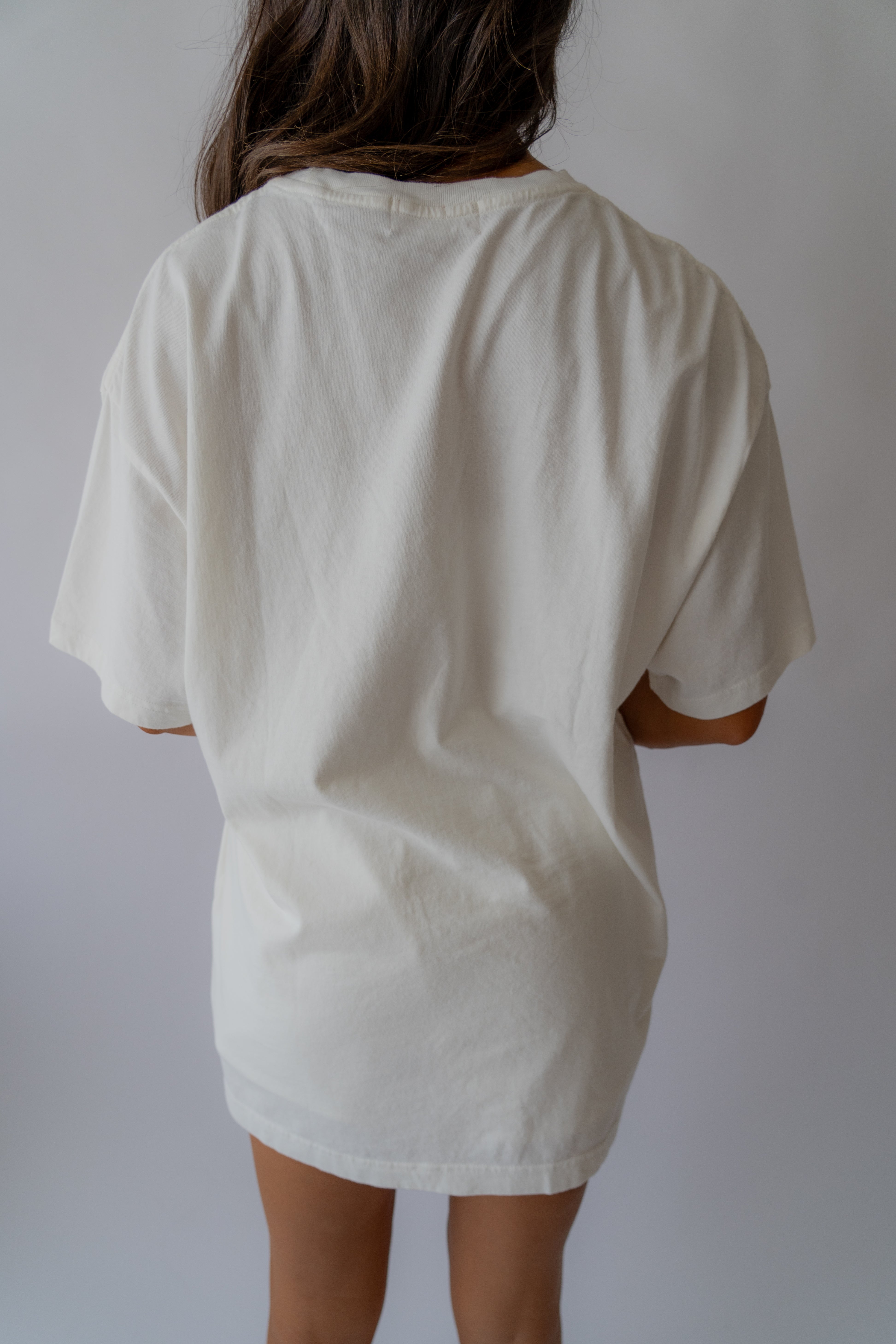 The Oversized Tee - Ivory Mist