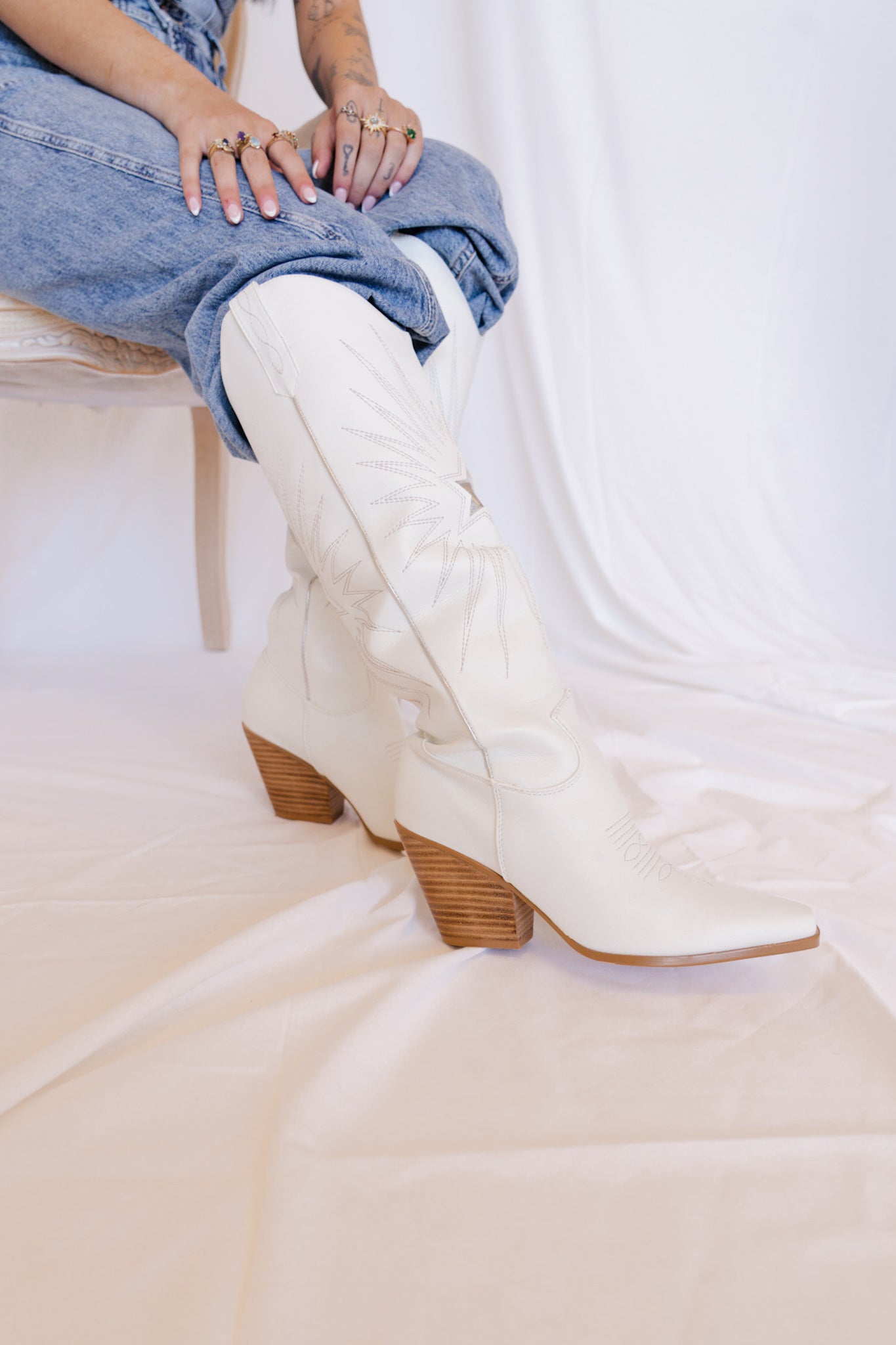 Constance Boot White